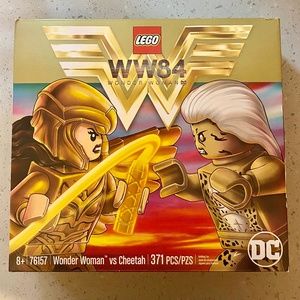 New!🌟 Lego DC WW84  Golden Wonder Woman vs Cheetah Set 371 pcs 76157